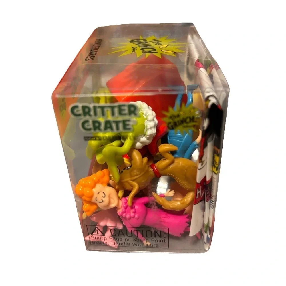 Dr. Seuss The Grinch Mini‎ Figures Critter Crate 10 Figures New Christmas